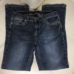 Earl Jeans Rhinestones Embroidered JEANS